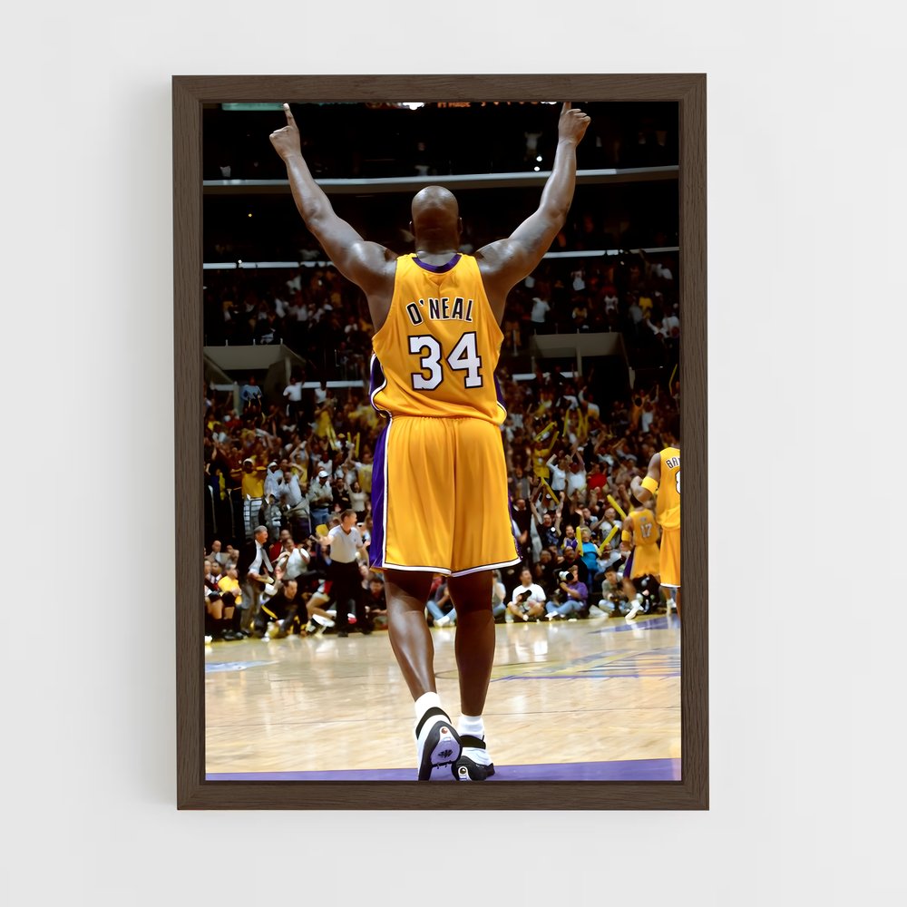 Poster Shaquille O'neal – affiche Basketball (vue 5)